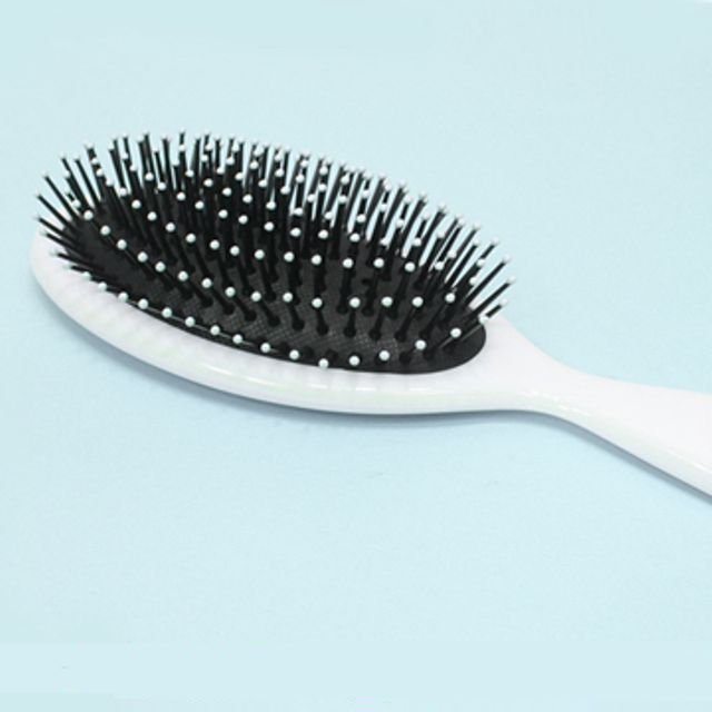 아트 화이트 브러쉬 대형 머리빗 드라이 두피케어