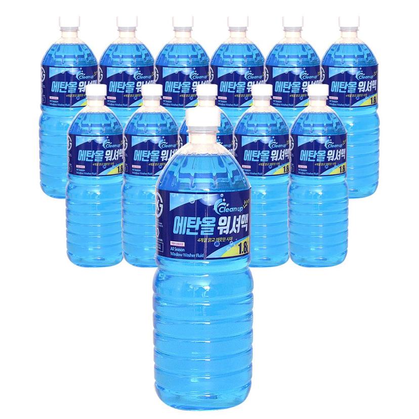 사계절 에탄올 워셔액 1.8L 12개입 자동차 세정제