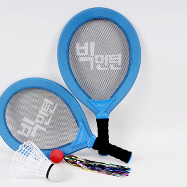 빅민턴 2 블루 캠핑 놀이용품 | 어린이 야외 스포츠 완구
