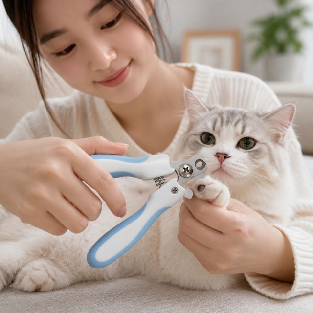 고양이 발톱깎기 세트 혈관 보호 반려동물 발톱 정리 도구