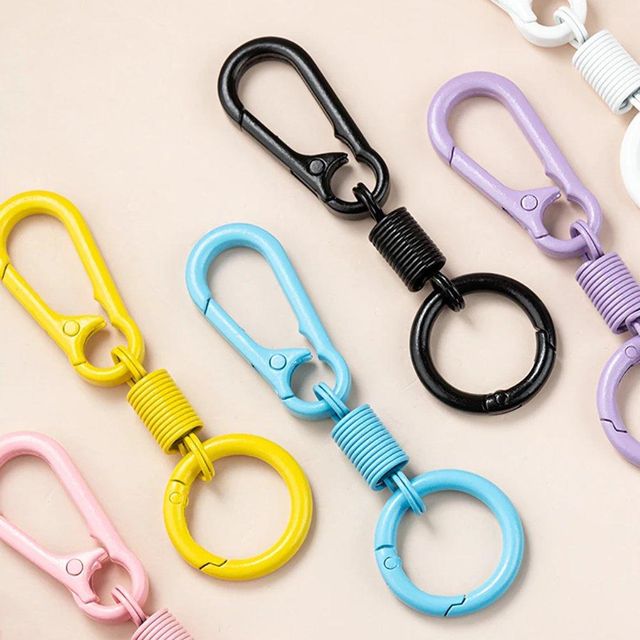 사이노텍 컬러키체인 홀더 DIY 쥬얼리 가방 액세서리 펜던트 카드지갑