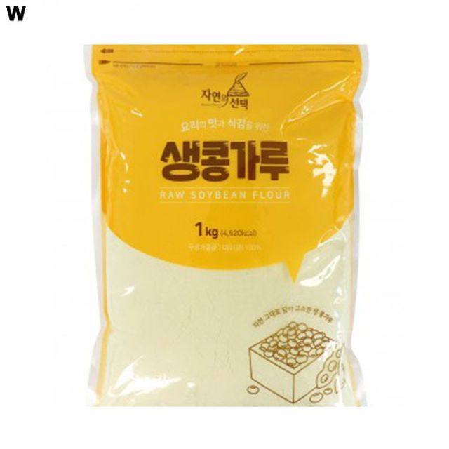 자연의선택 생콩가루 1kg - 순수 국내산 콩가루