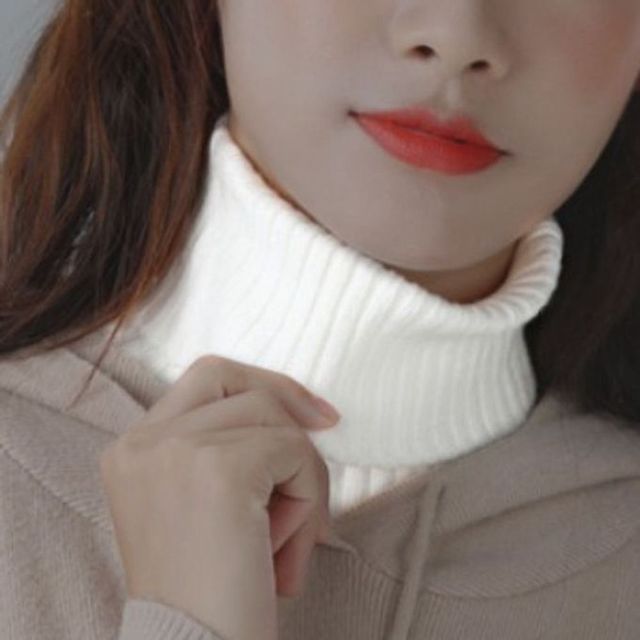 목도리 목토시 넥워머 니트폴라 터틀넥 페이크폴라 보온용품