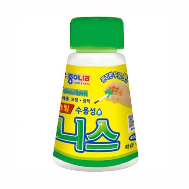 종이나라 수용성 니스 40g 10개입 1P 나무 점토 코팅