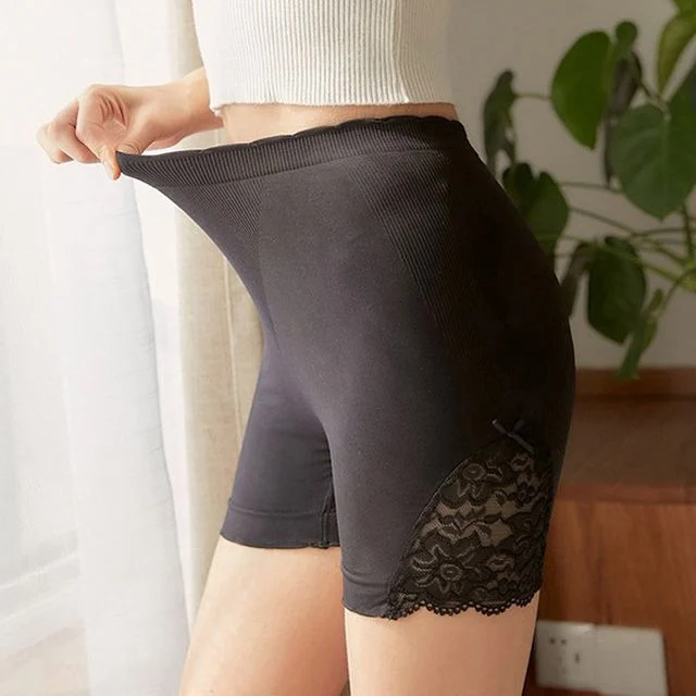 여성 하이웨스트 속옷대용 힙업라인 꽃레이스 팬티
