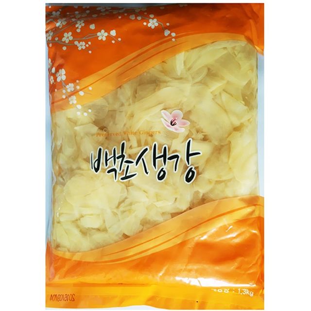 백초생강 운화 1.3K X10팩, 아삭한 식감의 전통 절임 반찬