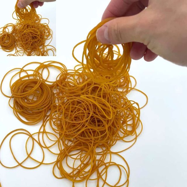 대용량 노란고무줄 500g 노랑고무줄 노란고무줄대용량 고무밴드 노랑고무밴드