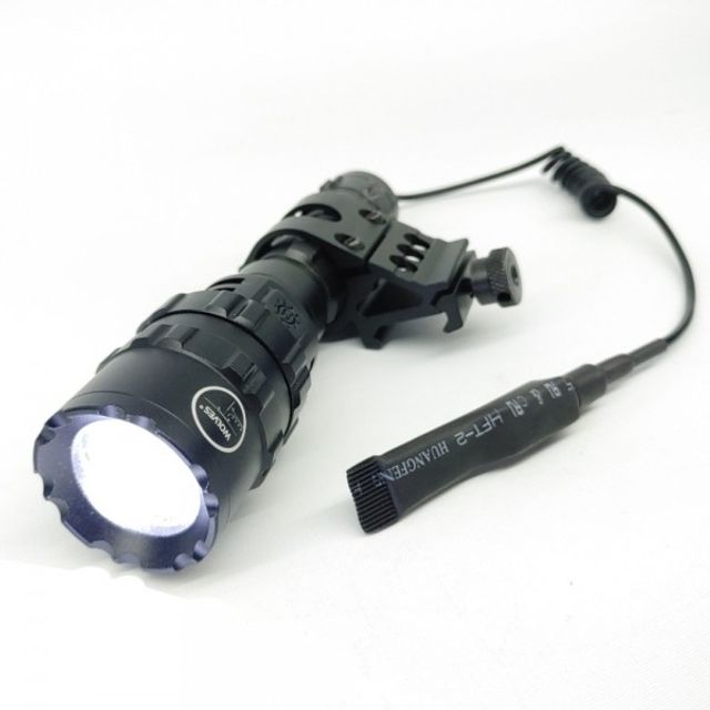 LED손전등+GUN MOUNT+리모컨 울브스 L2 줌기능 타켓S