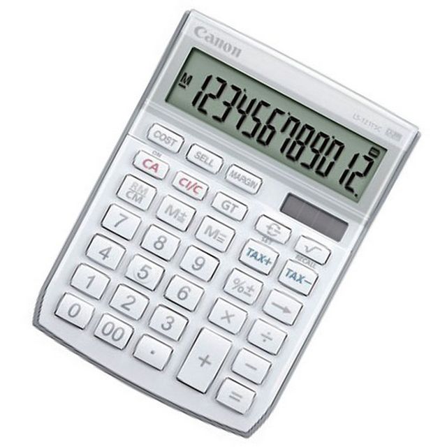 캐논 계산기 LS-121TSC - 기본 기능 충실한 사무용 일반계산기