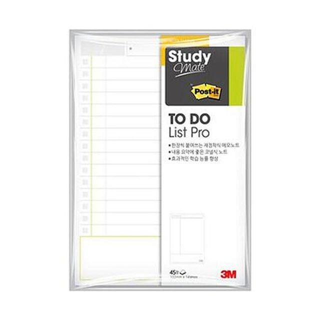 3M 포스트잇 스터디메이트 TO DO List 투두리스트