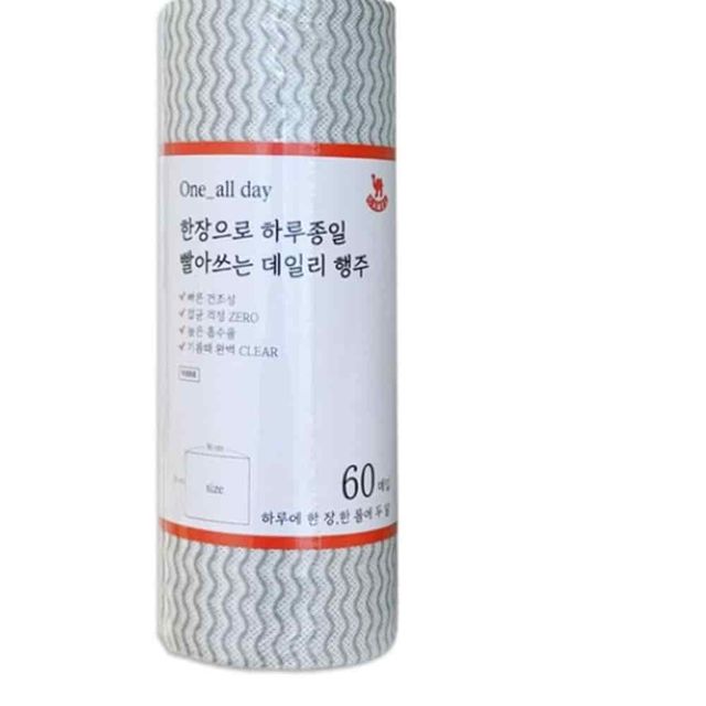 행주 60매 뜯어쓰는행주 일회용행주 롤행주 주방행주