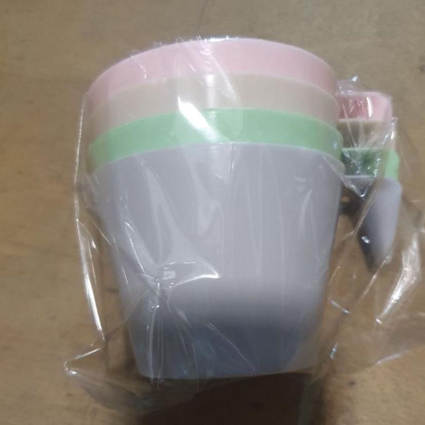 파스텔 파티용 핸디컵 4P 세트 일회용 컵