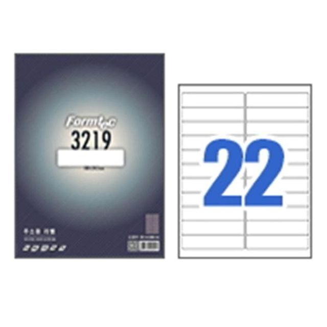 한국폼텍 라벨지 3219 22칸 100매 사무용 프린트용지