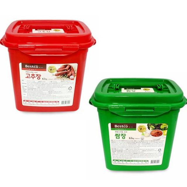 베스트코 고추장 6.5kg 대용량, 쌈장으로도 쓰는 맛깔스런 장