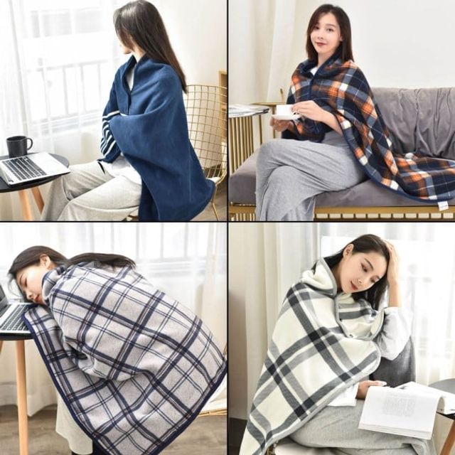 망토 무릎 담요 사무실용 따뜻한 패션 소품