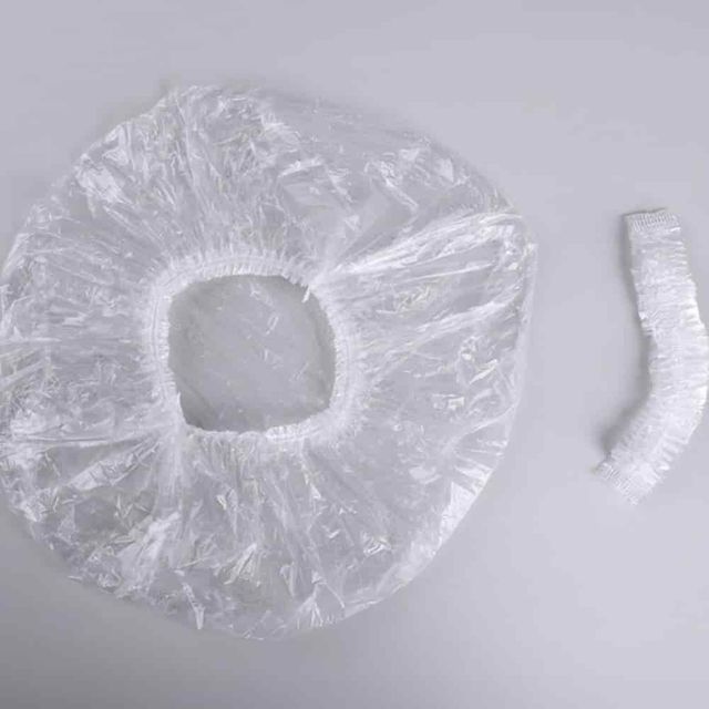 헤어캡 100p 염색비닐캡 헤어팩캡 미용실비닐캡 위생헤어캡