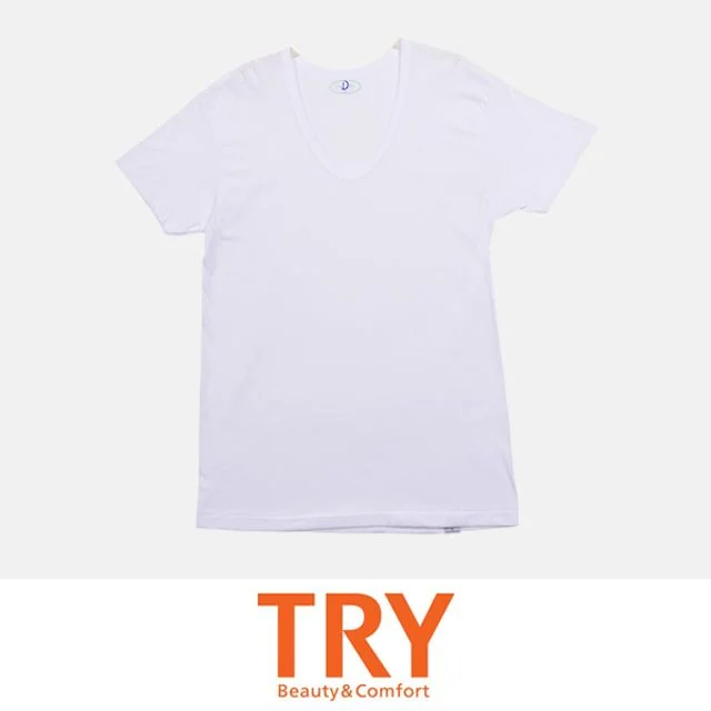 트라이 순면 데오도란트 남성 반팔 런닝 - 땀흡수, 항균 기능성 속옷