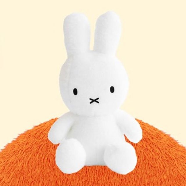 미피 크리미 인형 25cm-화이트 - 부드러운 캐릭터 봉제인형