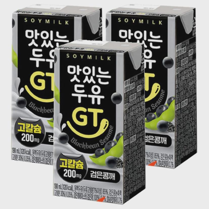 남양유업 맛있는두유 GT 검은콩깨 190ml 48팩 세트