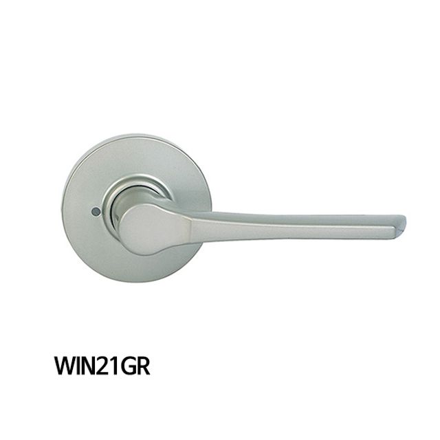 정화테크 방문고리 도어록 목문 레버 침실용 WIN21GR