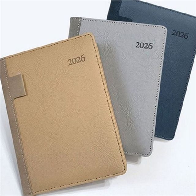 2026년 스프링 다이어리 2026년 펜 홀더 다이어리 직장인 학생용 데일리 기록용 만년 내지 스케줄러 스케줄