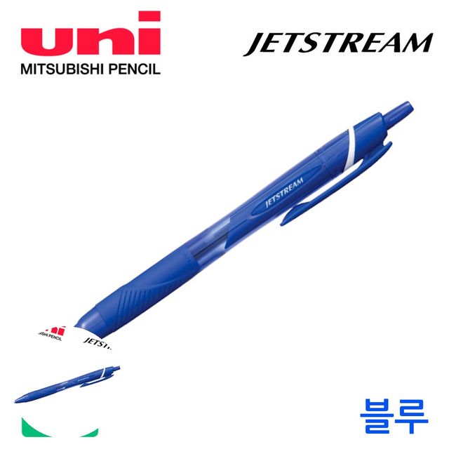 고급펜 예쁜펜 제트스트림 볼펜 0.5mm 10개입 블루