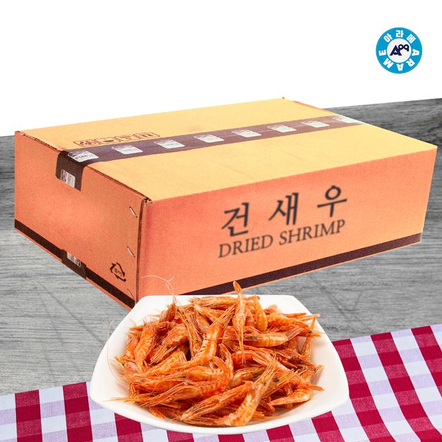 수염새우 10kg 대용량 건새우 - 신선한 해산물 간식