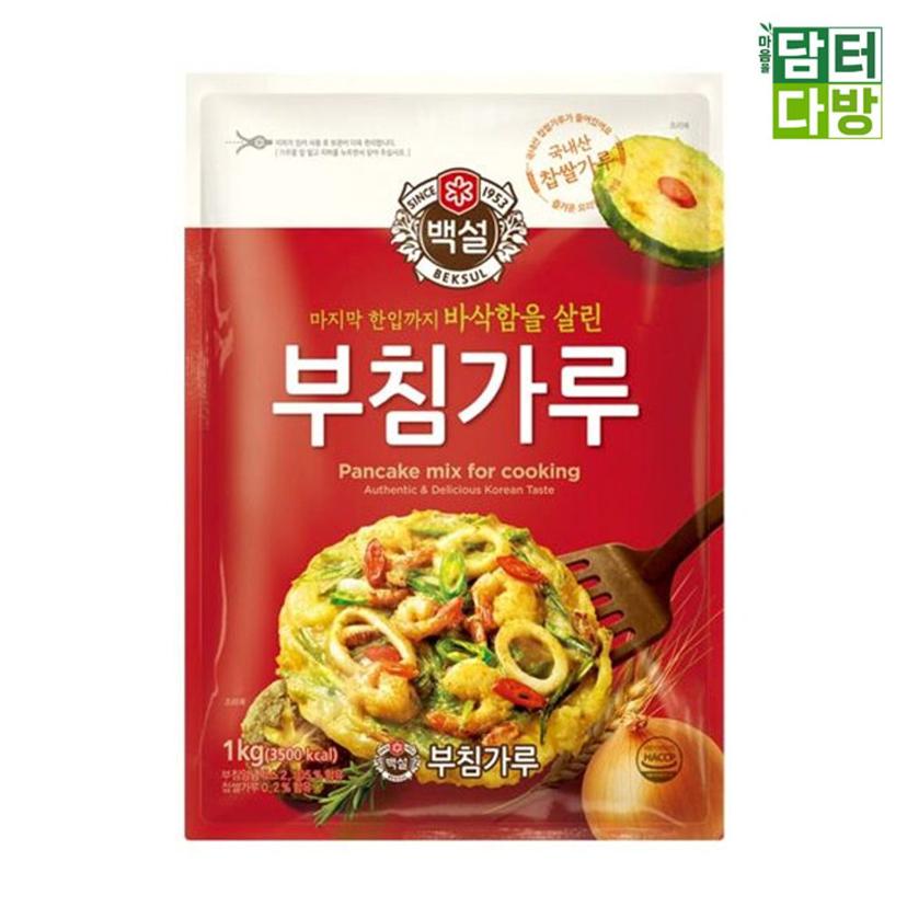 백설 부침가루 1kg 3개입 대용량 가루