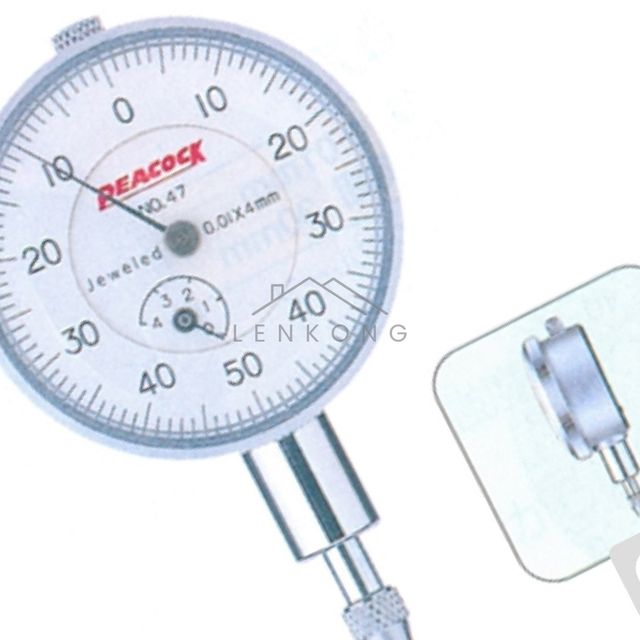 치수변화측정기 다이얼인디게이터 다이얼게이지 소형플랫백4mmx0.01 D36mm 1EA