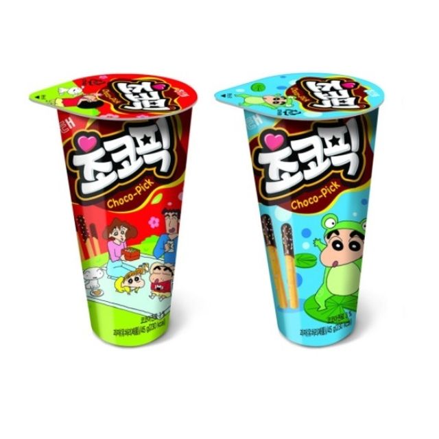 해태 초코픽 45g - 달콤한 초콜릿 쿠키 간식
