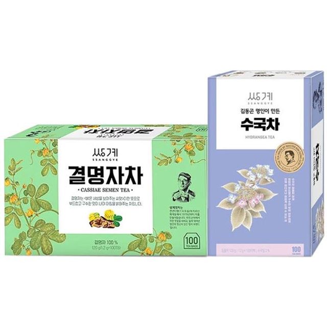 쌍계 수국차 100T + 결명자차 100T GWM