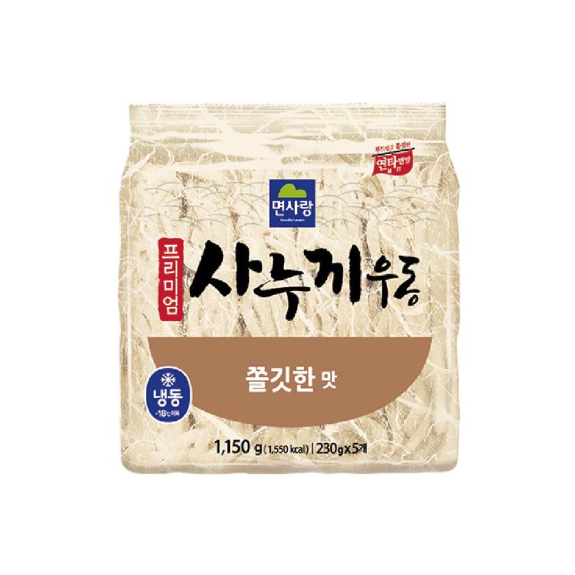 면사랑 사누끼 우동 1150g 냉동 우동면 쫄깃한 맛