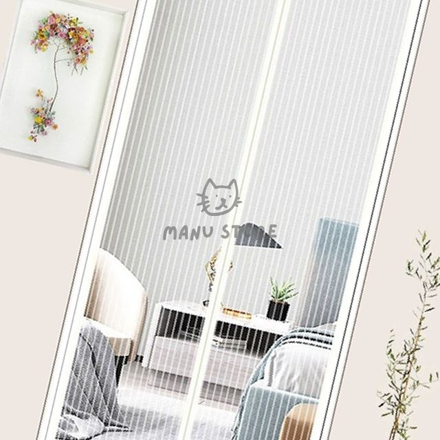 도어모기장 붙이는방충망 자석 문 모기장 100x210cm 화이트