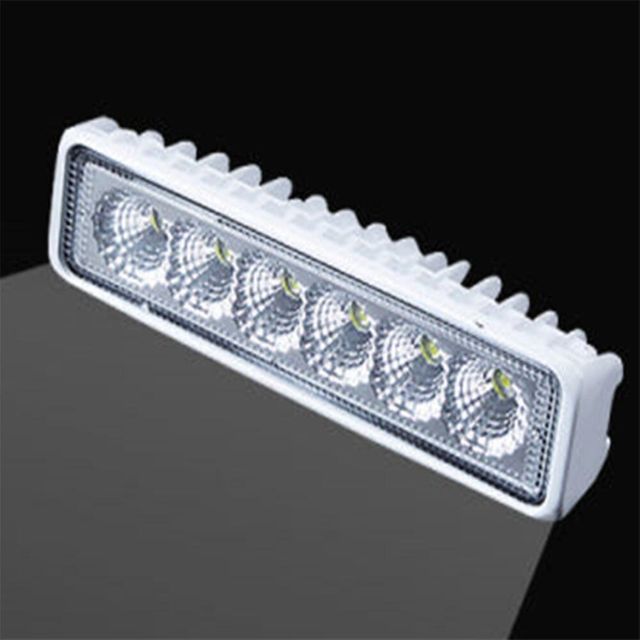 써치라이트 슬림형확산형 블랙 DC 18W 150x38x40mm 농기계작업등 LED써치 산업용써치