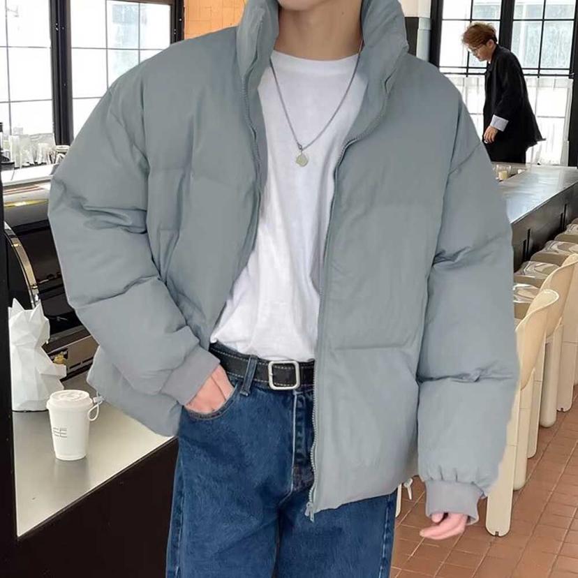 남자 겨울 하이넥 패딩 점퍼 - 데이트룩 코디 아우터
