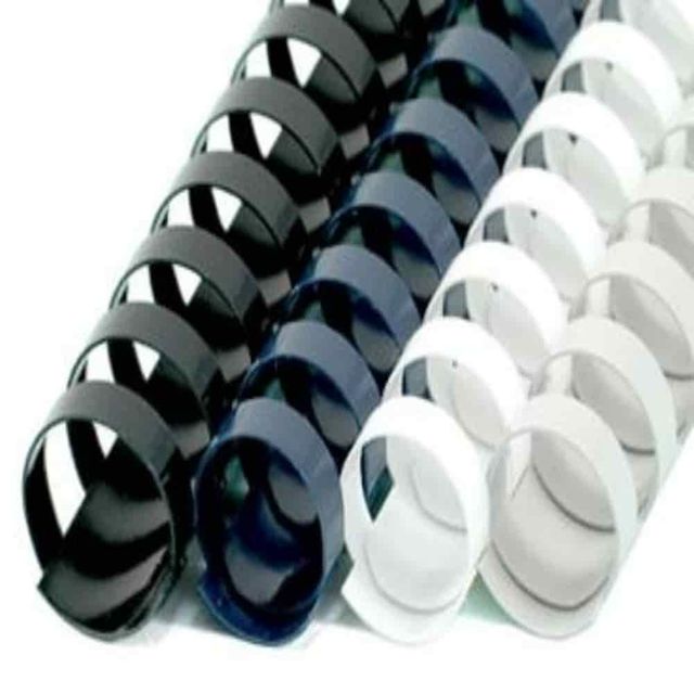 플라스틱링 6mm 흑색 100p 제본소모품 책제본 제본플라스틱링 프라스틱링