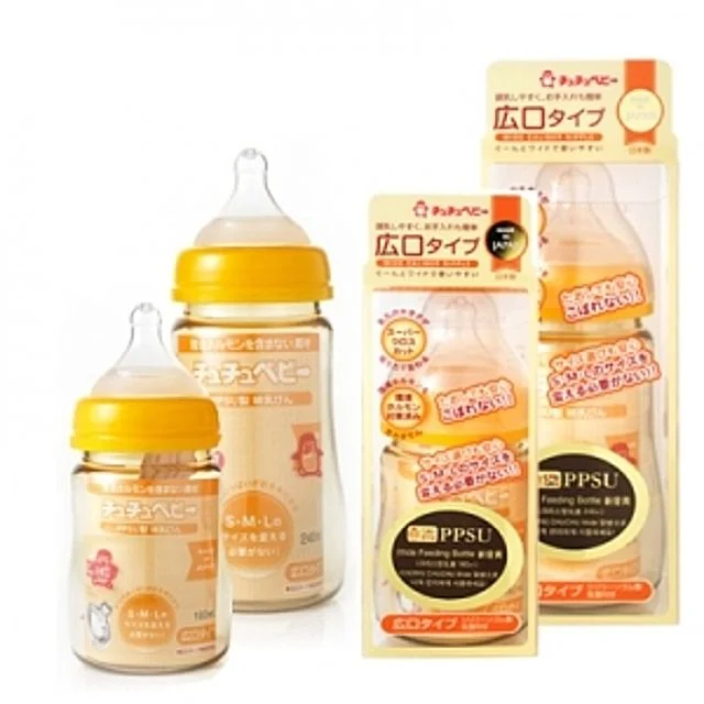 쭈쭈베이비 크리스탈 와이드 PPSU 젖병 160ML