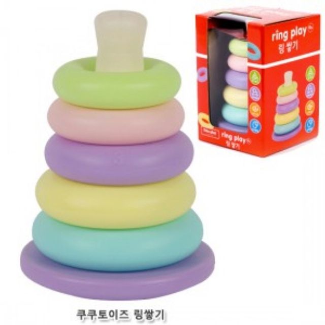 쿠쿠토이즈 링쌓기 - 아기 손발달 교육완구