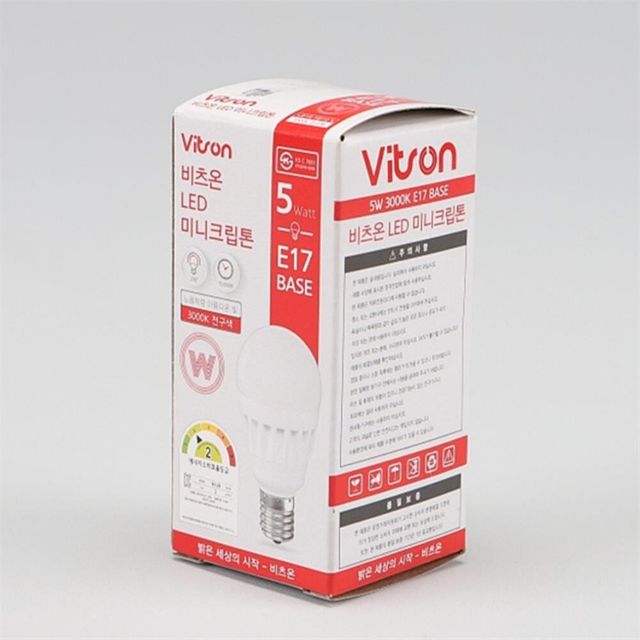 LED 미니 크립톤 5W E17 전구 실내조명 전구색 장식전구