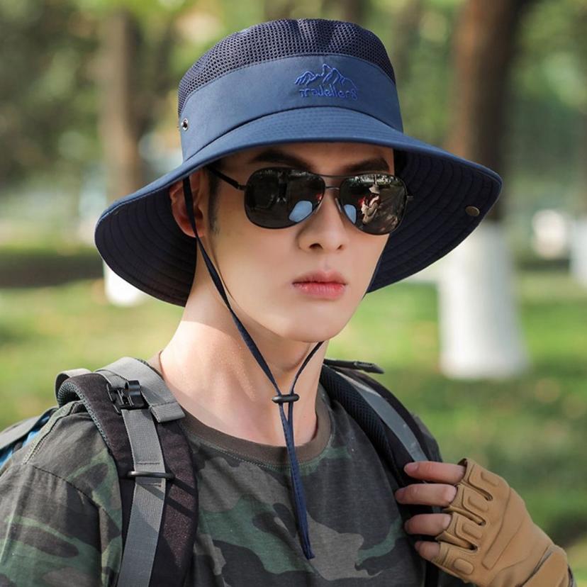 5색 빈티지 남성 벙거지 메쉬 버킷햇 여름 모자