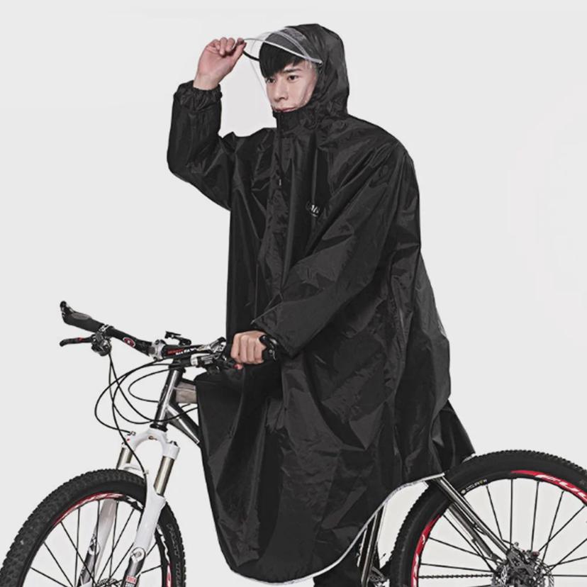 이륜차 성인용 안전 우비 - 오토바이 및 자전거용 상하 세트