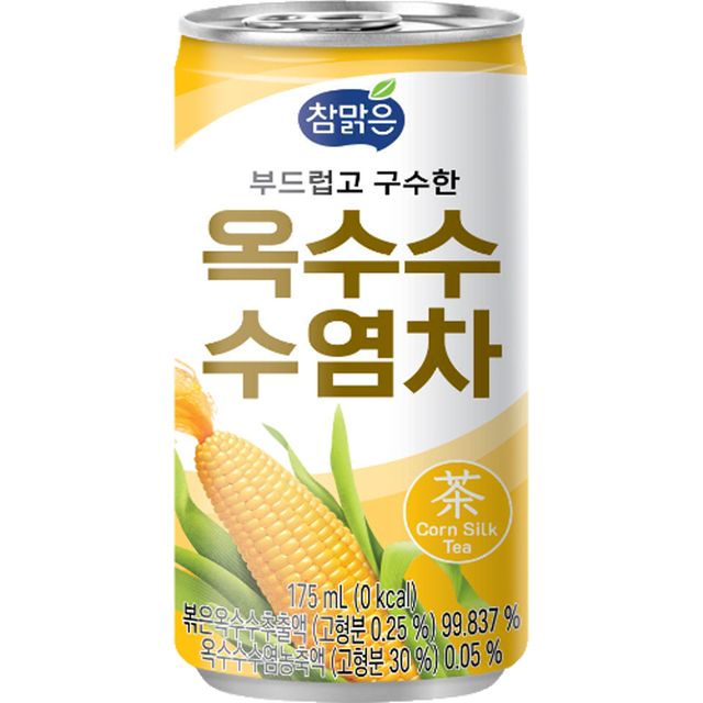 대일 참맑은 옥수수수염차 175mlx30캔, 깔끔한 맛의 건강 차 음료