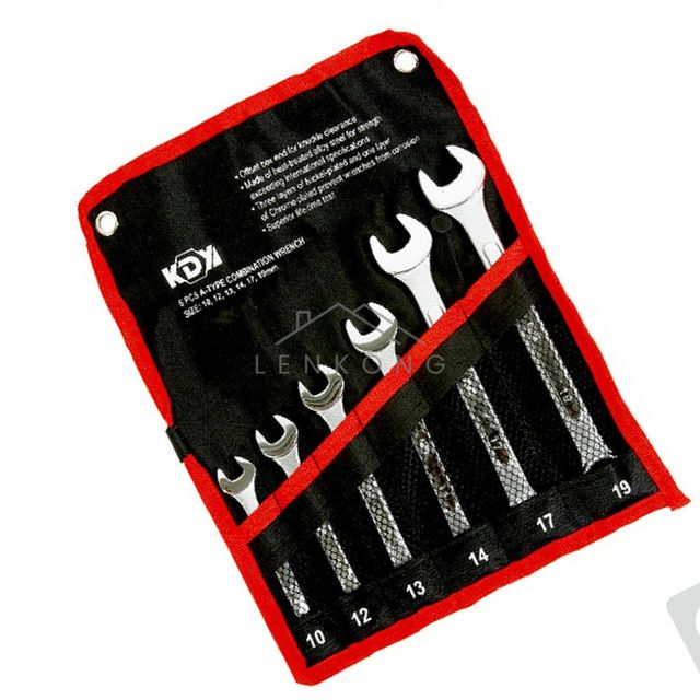 공구 배관용품 A타입조합렌치 세트 6PCS KCW-6S