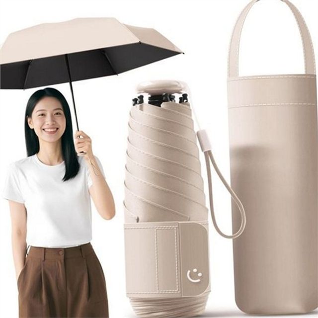 초경량 암막 우산 여성 휴대용 우산 비오는날 접이식 작은 간편 자외선 가벼운 가리개 여행용 주머니
