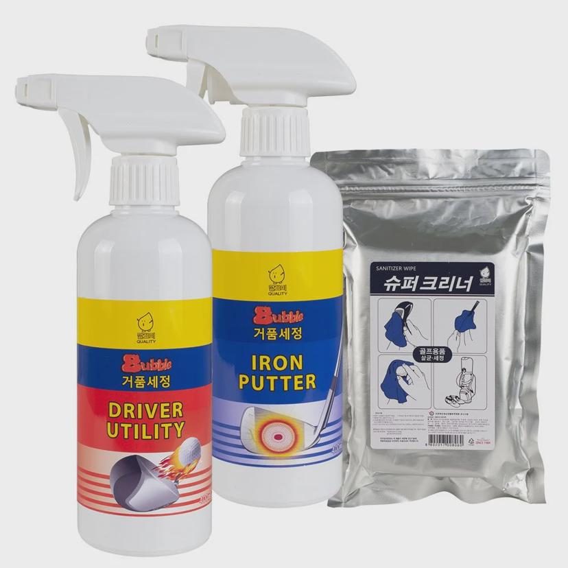 골프 클럽 퍼터 아이언 버블 거품 세정제 400ml