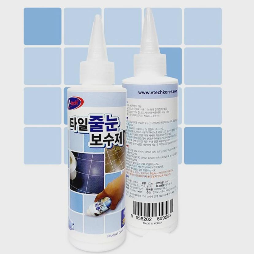 타일 줄눈 보수제 200g - 욕실 주방 간편 시공 보강