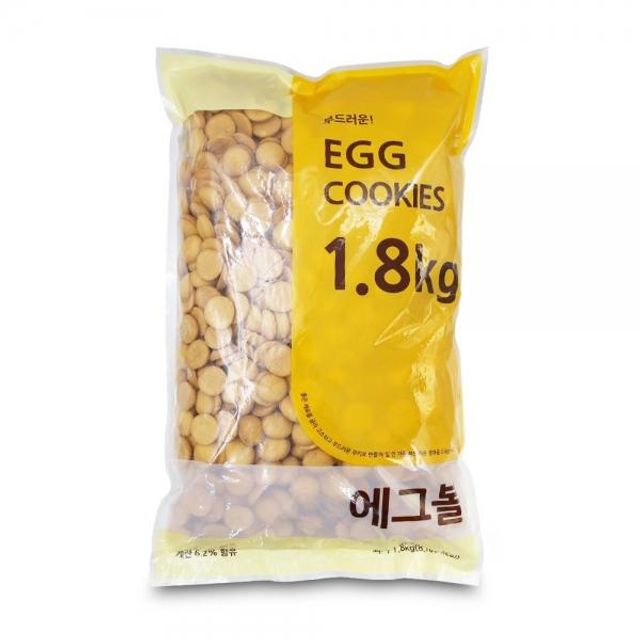 대용량 과자 에그볼 1.8kg - 계란맛 벌크 업소용 간식