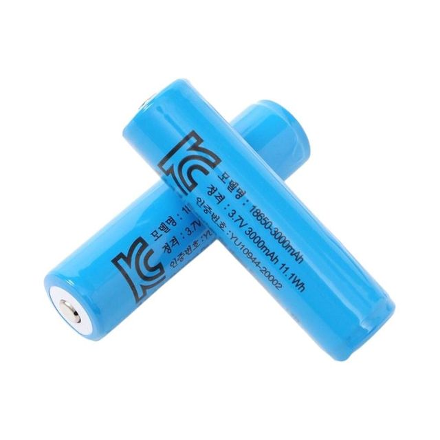 18650 3000mAh 리튬이온 충전지 (2p 스몰캡)