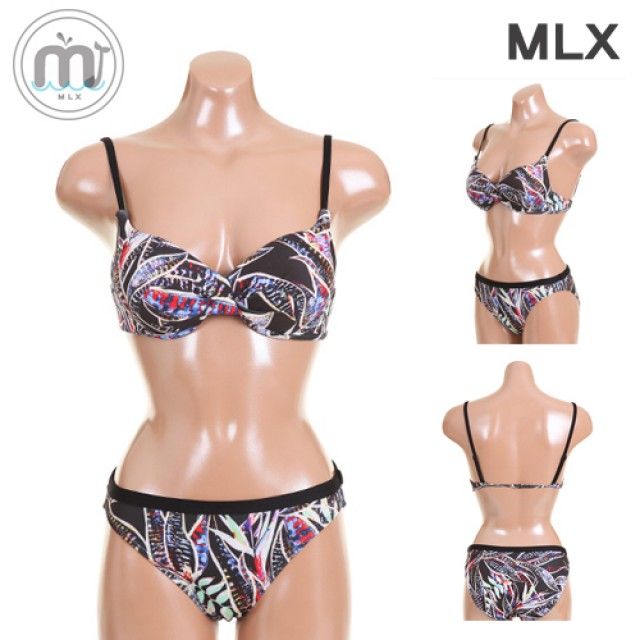 MLX 여자 비치웨어 에스닉패턴 비키니 수영복 DM_247