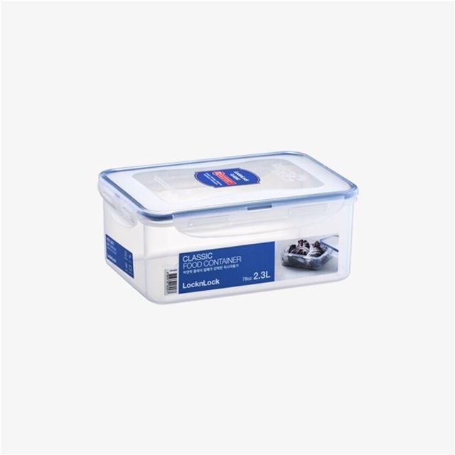 락앤락 클래식 밀폐용기 반찬통 직사각 2.3L HPL825
